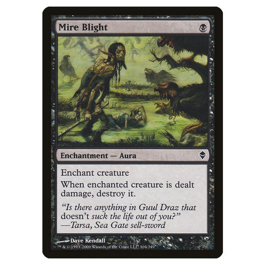 Magic The Gathering - Zendikar - Mire Blight - 104/249