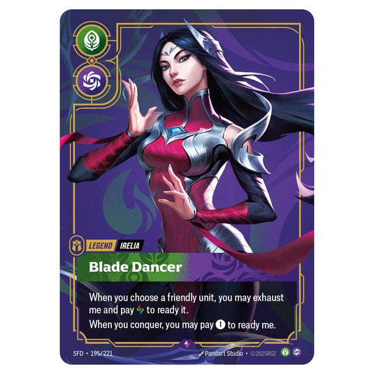 Riftbound: League of Legends TCG - Spiritforged - Irelia - Blade Dancer - 195/221