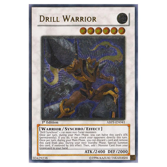 Yu-Gi-Oh! - Absolute Powerforce - Drill Warrior (Ultimate Rare) ABPF-EN041