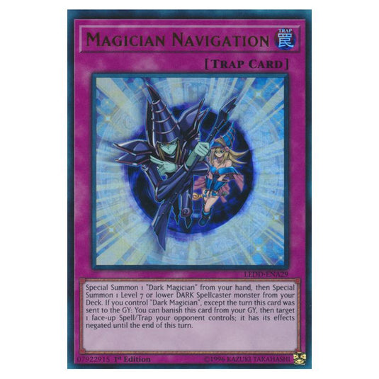 Yu-Gi-Oh! - Legendary Dragon Decks - Magician Navigation (Ultra Rare) LEDD-ENA29