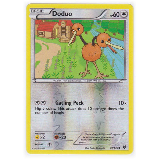 Pokemon - Black & White - Plasma Storm (Reverse Holo) - Doduo - 99/135