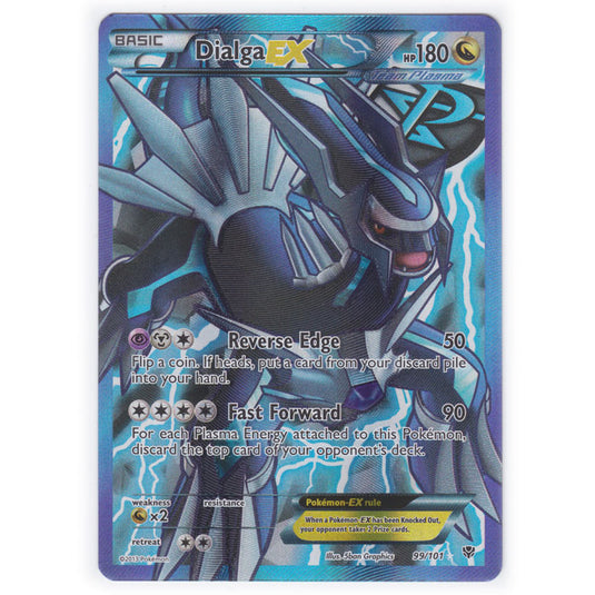 Pokemon - Black & White - Plasma Blast - Dialga-EX FullArt - 99/101