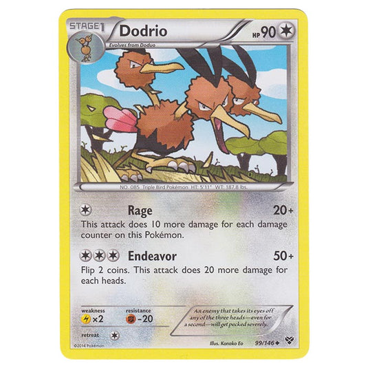 Pokemon - XY Base Set - Dodrio - 99/146