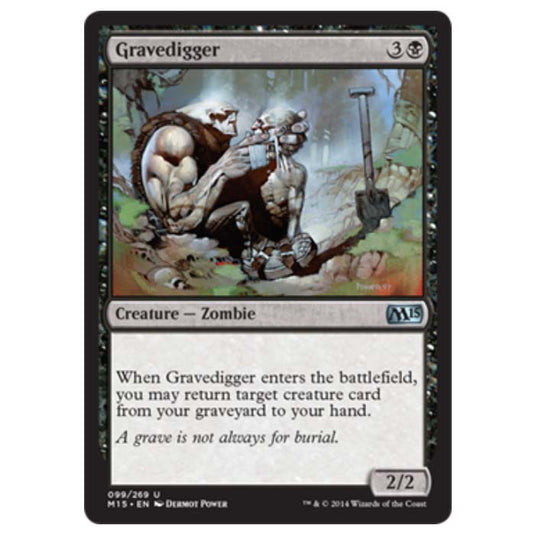 Magic the Gathering - M15 Core Set - Gravedigger - 99/269