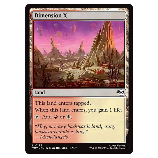 Magic The Gathering - Teenage Mutant Ninja Turtles - Dimension X - 0183