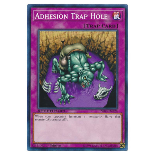 Yu-Gi-Oh! - Speed Duel Starter Decks - Ultimate Predators - Adhesion Trap Hole (Common) SS03-ENB28