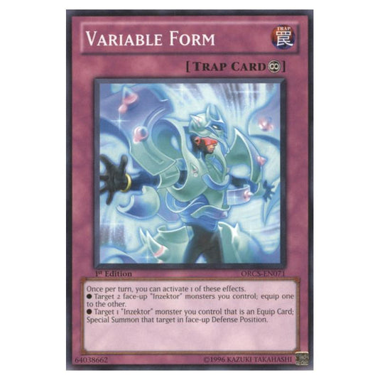 Yu-Gi-Oh! - Order of Chaos - Variable Form (Common) ORCS-EN071