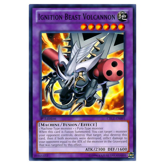 Yu-Gi-Oh! - Cosmo Blazer - Ignition Beast Volcannon (Common) CBLZ-EN091