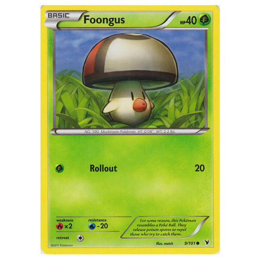 Pokemon - Black & White - Noble Victories - Foongus 9/102