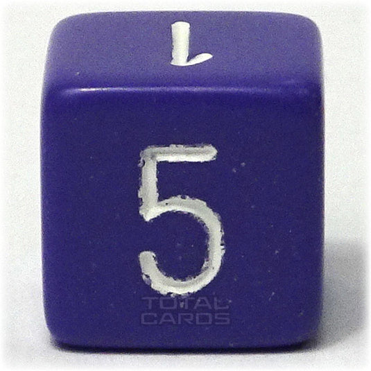 Chessex - Opaque 16mm D6 - Purple w/White