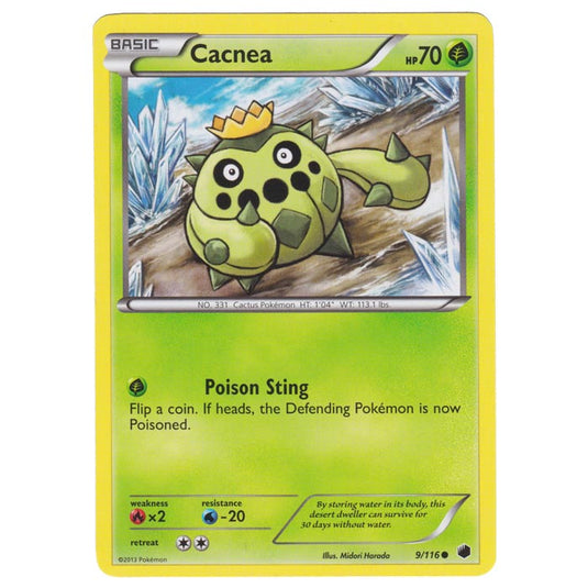 Pokemon - Black & White - Plasma Freeze - Cacnea - 009/116