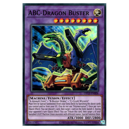 Yu-Gi-Oh! - OTS Tournament Pack 13 - ABC-Dragon Buster (Super Rare) OP13-EN006