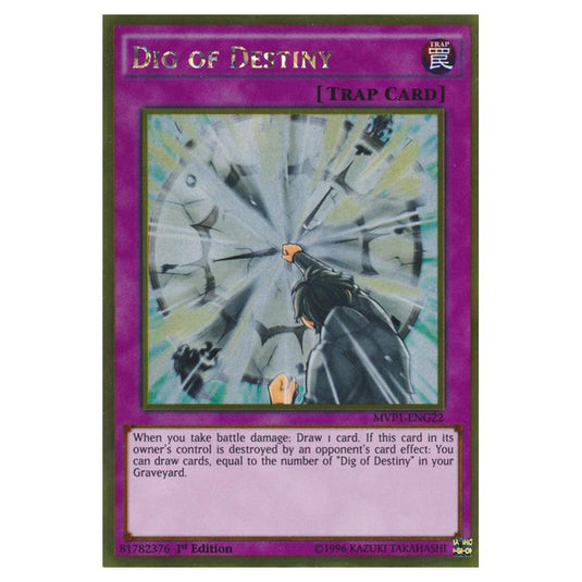 Yu-Gi-Oh! - Yu-Gi-Oh! The Dark Side of Dimensions Movie Pack - Gold Edition - Dig of Destiny (Gold Rare) MVP1-ENG22