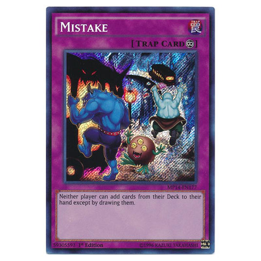 Yu-Gi-Oh! - 2014 Mega-Tin Mega Pack - Mistake (Secret Rare) MP14-EN177