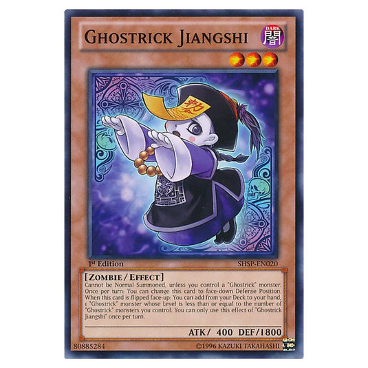 Yu-Gi-Oh! - Shadow Specters - Ghostrick Jiangshi (Common) SHSP-EN020