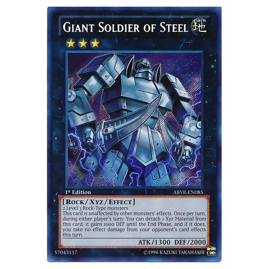 Yu-Gi-Oh! - Abyss Rising - Giant Soldier of Steel (Secret Rare) ABYR-EN085