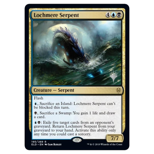 Magic The Gathering - Throne of Eldraine Promos - Lochmere Serpent