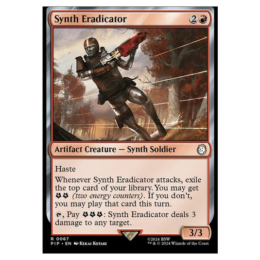 Magic The Gathering - Universes Beyond - Fallout - Synth Eradicator - 0067