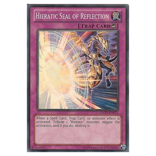 Yu-Gi-Oh! - Galactic Overlord - Hieratic Seal of Reflection (Super Rare) GAOV-EN072
