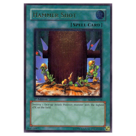 Yu-Gi-Oh! - Soul of the Duelist - Hammer Shot (Ultimate Rare) SOD-EN038