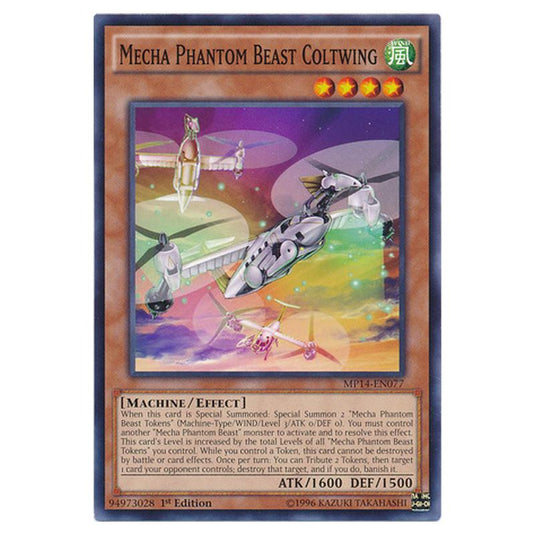 Yu-Gi-Oh! - 2014 Mega-Tin Mega Pack - Mecha Phantom Beast Coltwing (Common) MP14-EN077