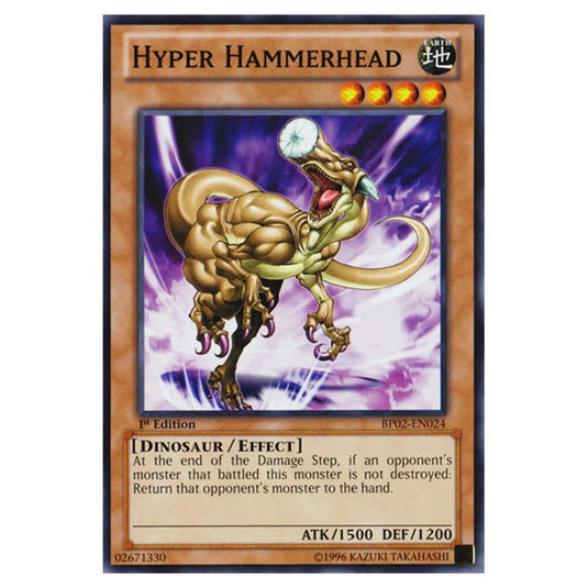 Yu-Gi-Oh! - Battle Pack 2 - War of the Giants - Hyper Hammerhead (Common) BP02-EN024