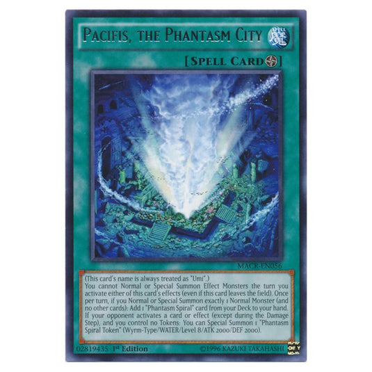 Yu-Gi-Oh! - Maximum Crisis - Pacifis, the Phantasm City (Rare) MACR-EN056