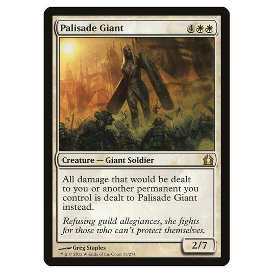 Magic The Gathering - Return To Ravnica - Palisade Giant - 15/274 (Foil)