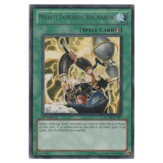 Yu-Gi-Oh! - Storm of Ragnarok - March Towards Ragnarok (Rare) STOR-EN047