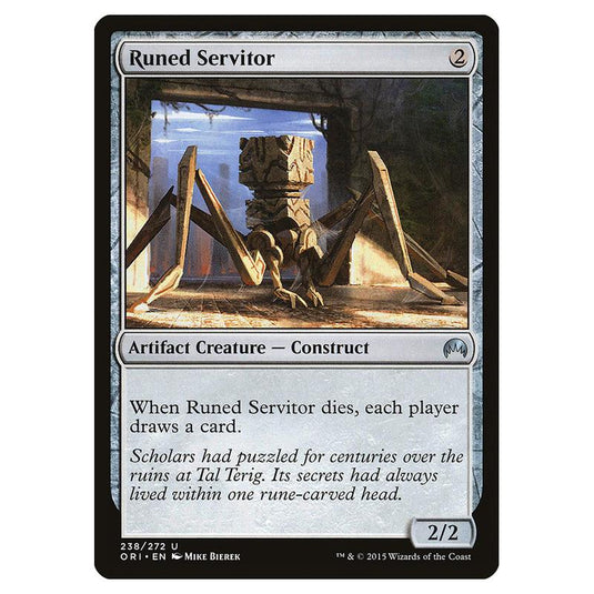 Magic The Gathering - Magic Origins - Runed Servitor - 238/272