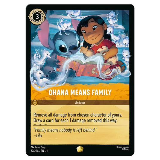 Lorcana - Winterspell - Ohana Means Family (Legendary) - 032/204