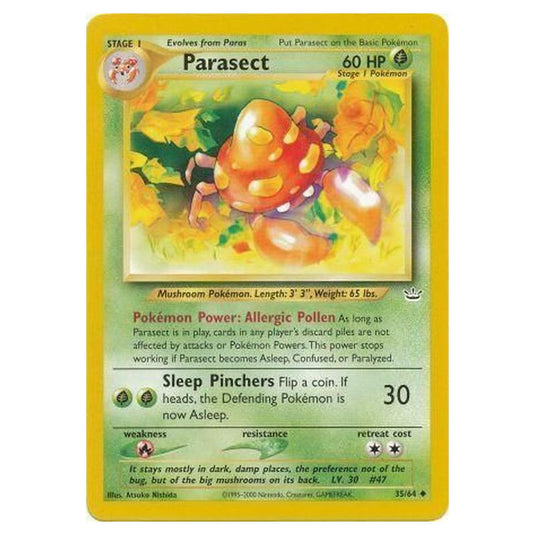 Pokemon - Neo Revelation - Parasect - 35/64/64
