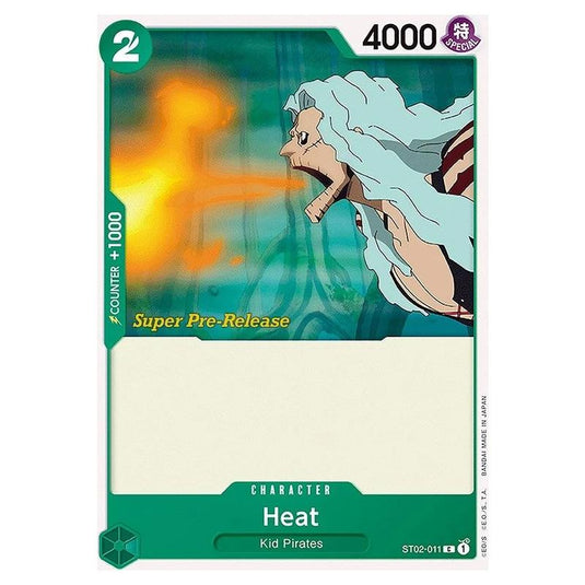 One Piece - ST-02: Starter Deck - Worst Generation - Super Pre-Release - Heat - ST02-011p