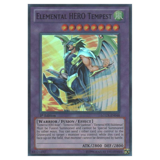Yu-Gi-Oh! - Legendary Collection 2 - The Duel Academy Years Mega Pack - Elemental HERO Tempest (Super Rare) LCGX-EN048