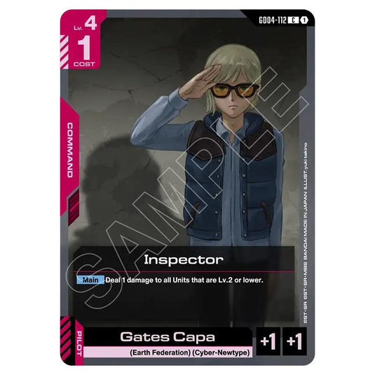 Gundam Card Game - GD-04: Phantom Aria - Inspector (C) - GD04-112