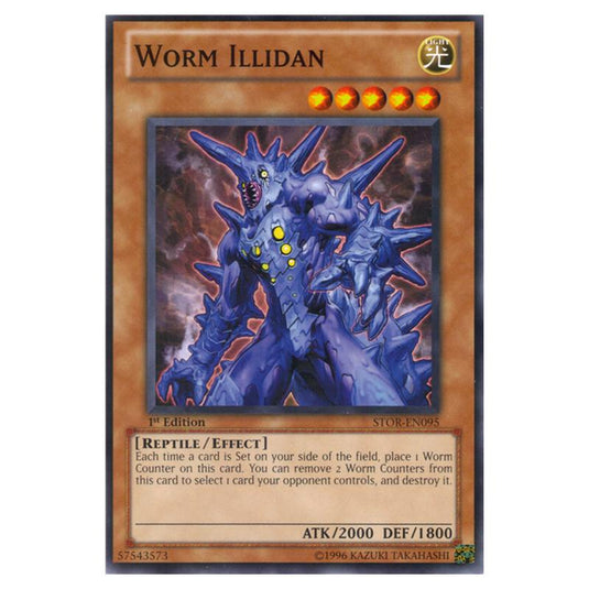 Yu-Gi-Oh! - Storm of Ragnarok - Worm Illidan (Common) STOR-EN095