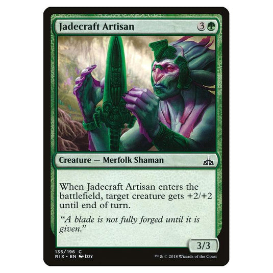 Magic The Gathering - Rivals Of Ixalan - Jadecraft Artisan - 135/196