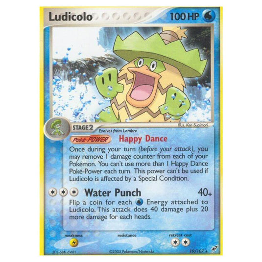 Pokemon - EX Deoxys - Ludicolo - 019/107