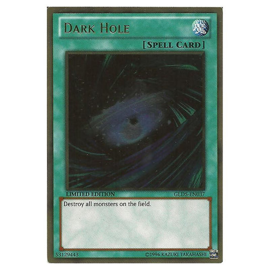Yu-Gi-Oh! - Gold Series - Haunted Mine - Dark Hole (Gold Rare) GLD5-EN037