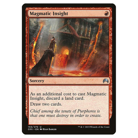 Magic The Gathering - Magic Origins - Magmatic Insight - 155/272
