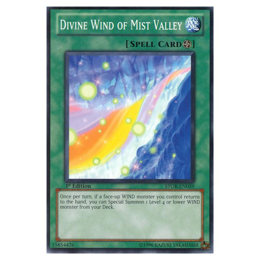 Yu-Gi-Oh! - Storm of Ragnarok - Divine Wind of Mist Valley (Common) STOR-EN059