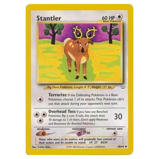 Pokemon - Neo Revelation - Stantler - 38/64/64