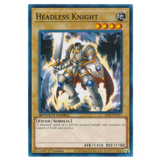 Yu-Gi-Oh! - Speed Duel Starter Decks - Twisted Nightmares - Headless Knight (Common) SS05-ENA07