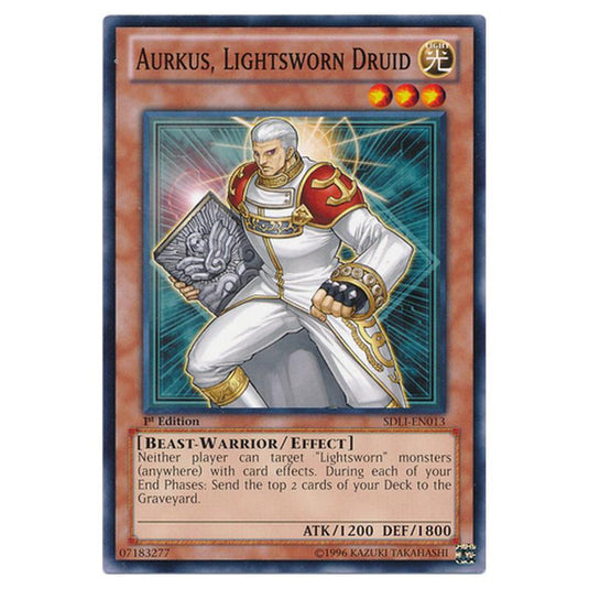 Yu-Gi-Oh! - Realm of Light Structure Deck - Aurkus, Lightsworn Druid (Common) SDLI-EN013