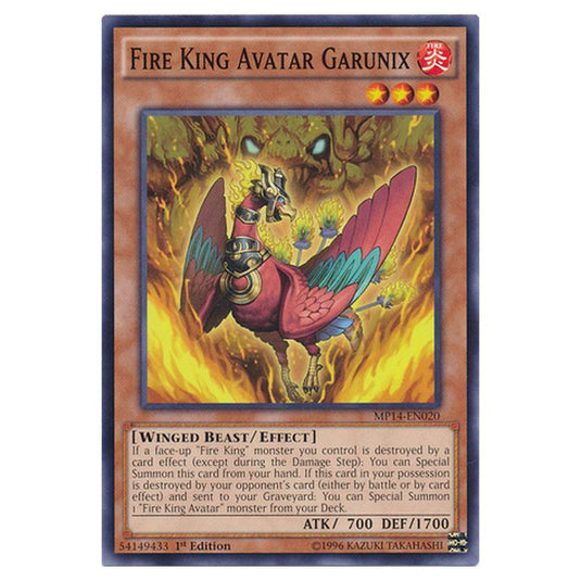 Yu-Gi-Oh! - 2014 Mega-Tin Mega Pack - Fire King Avatar Garunix (Common) MP14-EN020