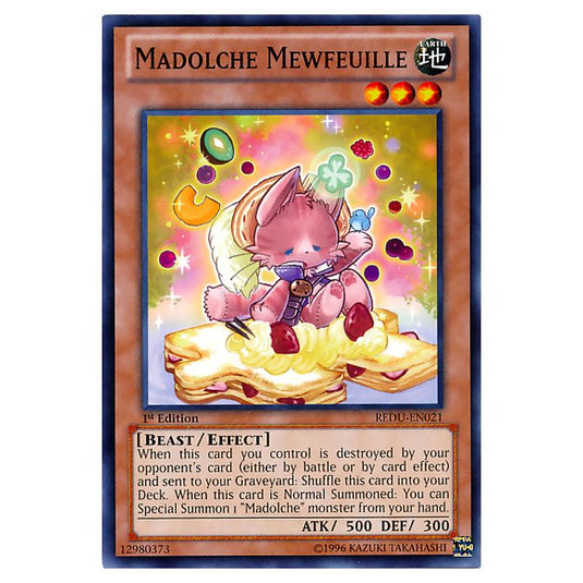 Yu-Gi-Oh! - Return of the Duelist - Madolche Mewfeuille (Common) REDU-EN021