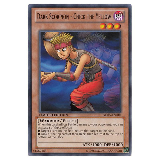 Yu-Gi-Oh! - Gold Series - Haunted Mine - Dark Scorpion - Chick the Yellow (Common) GLD5-EN010