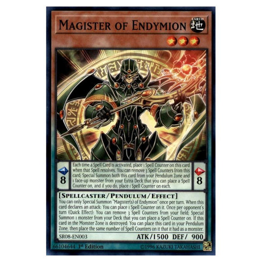 Yu-Gi-Oh! - Structure Deck - Order of the Spellcasters - Magister of Endymion (Common) SR08-EN003