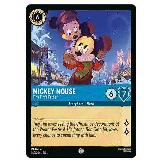 Lorcana - Winterspell - Mickey Mouse - Tiny Tim's Father (Common) - 140/204
