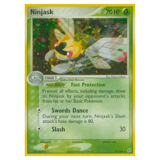 Pokemon - EX Deoxys - Ninjask - 013/107